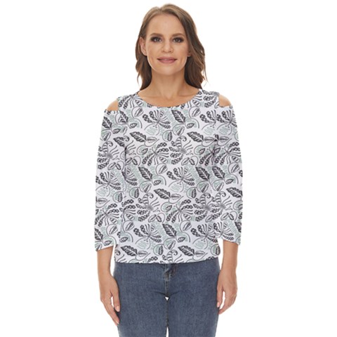 Batik Klasik In Indonesia Cut Out Wide Sleeve Top by nateshop