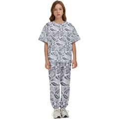 Batik Klasik In Indonesia Kids  T-shirt And Pants Sports Set by nateshop