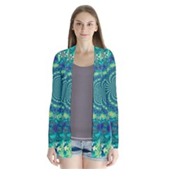 Fractal Drape Collar Cardigan by nateshop