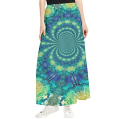 Fractal Maxi Chiffon Skirt by nateshop