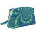 Fractal Wristlet Pouch Bag (Large) View1