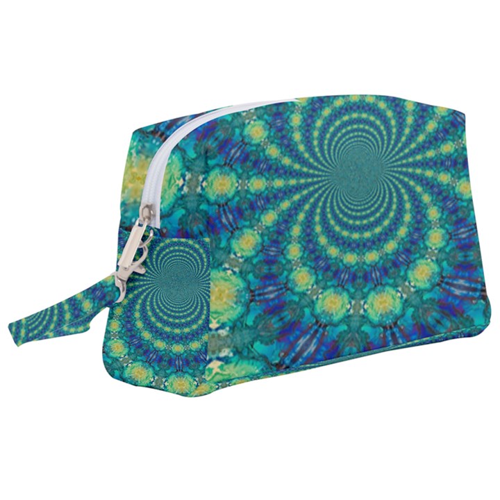 Fractal Wristlet Pouch Bag (Large)