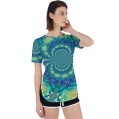 Fractal Perpetual Short Sleeve T-shirt by nateshop