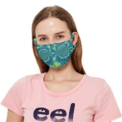 Fractal Crease Cloth Face Mask (adult) by nateshop