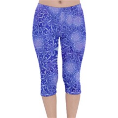 Retro-01 Velvet Capri Leggings 