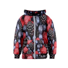 Berries-01 Kids  Zipper Hoodie by nateshop