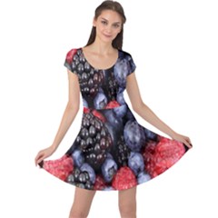 Berries-01 Cap Sleeve Dress by nateshop