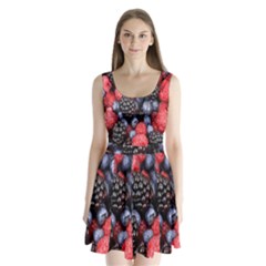 Berries-01 Split Back Mini Dress  by nateshop