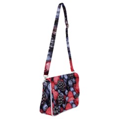 Berries-01 Shoulder Bag With Back Zipper by nateshop