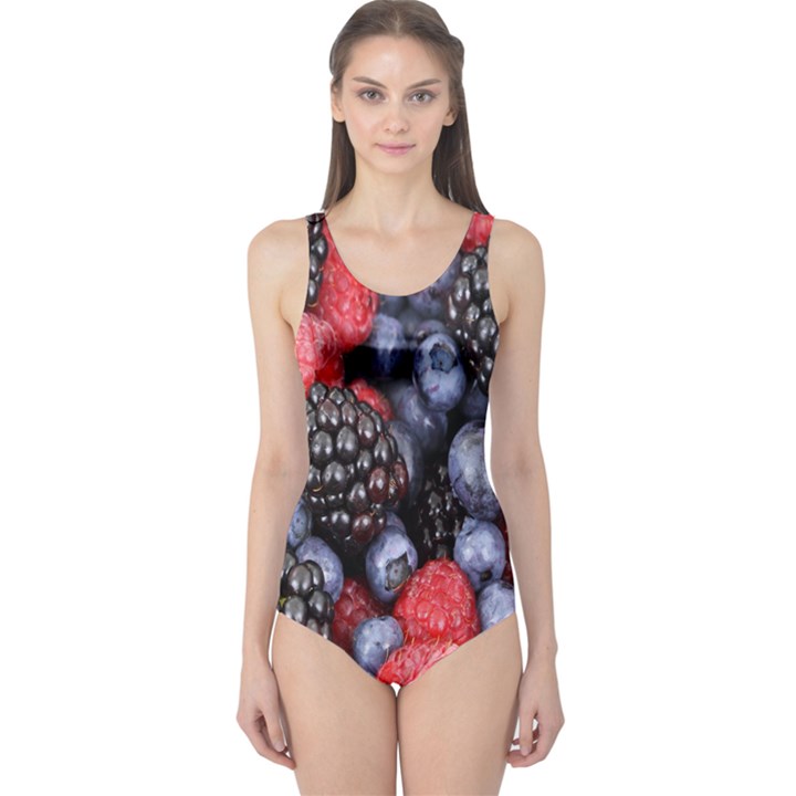 Berries-01 One Piece Swimsuit