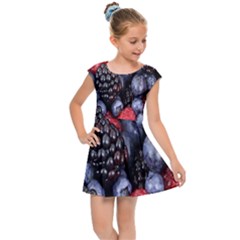 Berries-01 Kids  Cap Sleeve Dress by nateshop