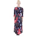 Berries-01 Quarter Sleeve Wrap Maxi Dress View2