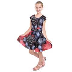 Berries-01 Kids  Short Sleeve Dress by nateshop