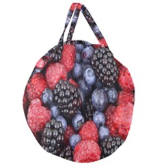 Berries-01 Giant Round Zipper Tote by nateshop