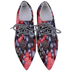 Berries-01 Pointed Oxford Shoes by nateshop