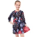 Berries-01 Kids  Quarter Sleeve Shirt Dress View1