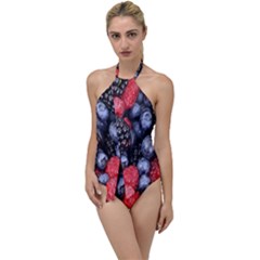 Berries-01 Go With The Flow One Piece Swimsuit by nateshop