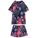 Berries-01 Kids  Swim T-Shirt and Shorts Set View1