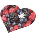 Berries-01 Wooden Puzzle Heart View2