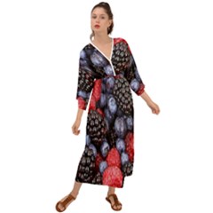 Berries-01 Grecian Style  Maxi Dress by nateshop