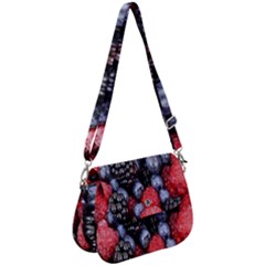 Berries-01 Saddle Handbag by nateshop