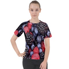 Berries-01 Women s Sport Raglan T-shirt