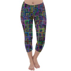 Wallpaper-background-colorful Capri Winter Leggings  by Bedest