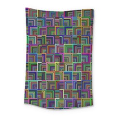 Wallpaper-background-colorful Small Tapestry by Bedest