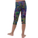 Wallpaper-background-colorful Kids  Lightweight Velour Capri Leggings  View4