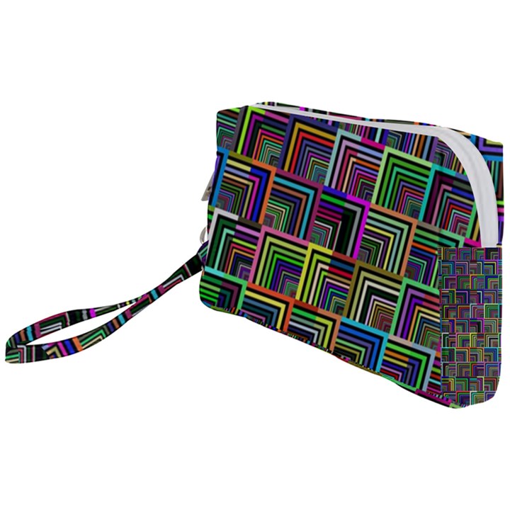 Wallpaper-background-colorful Wristlet Pouch Bag (Small)