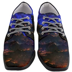 Landscape-sci-fi-alien-world Women Heeled Oxford Shoes