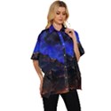 Landscape-sci-fi-alien-world Women s Batwing Button Up Shirt View3