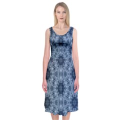 Pattern-patterns-seamless-design Midi Sleeveless Dress by Bedest