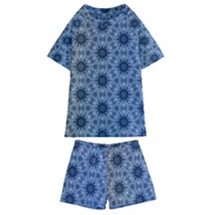 Pattern-patterns-seamless-design Kids  Swim T-shirt And Shorts Set by Bedest