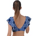 Pattern-patterns-seamless-design Plunge Frill Sleeve Bikini Top View2