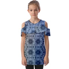 Pattern-patterns-seamless-design Fold Over Open Sleeve Top by Bedest