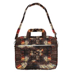 Library-tunnel-books-stacks Macbook Pro 16  Shoulder Laptop Bag