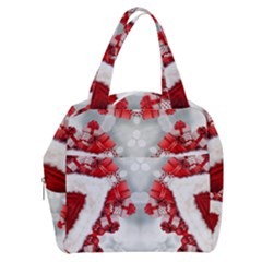 Christmas-background-tile-gifts Boxy Hand Bag