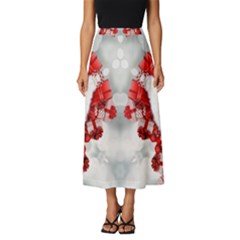 Christmas-background-tile-gifts Classic Midi Chiffon Skirt