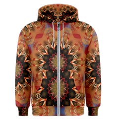 Abstract-kaleidoscope-design Men s Zipper Hoodie by Bedest