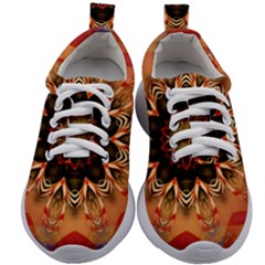 Abstract-kaleidoscope-design Kids Athletic Shoes by Bedest