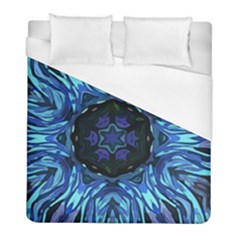 Background-blue-flower Duvet Cover (full/ Double Size)