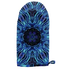 Background-blue-flower Microwave Oven Glove