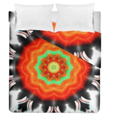 Abstract-kaleidoscope-colored Duvet Cover Double Side (queen Size) by Bedest