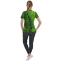 Green-leaf-plant-freshness-color Short Sleeve Zip Up Jacket View2