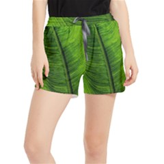 Green-leaf-plant-freshness-color Women s Runner Shorts by Bedest