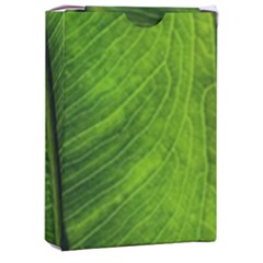 Green-leaf-plant-freshness-color Playing Cards Single Design (rectangle) With Custom Box by Bedest