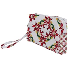 Christmas-wallpaper-background Wristlet Pouch Bag (small) by Bedest