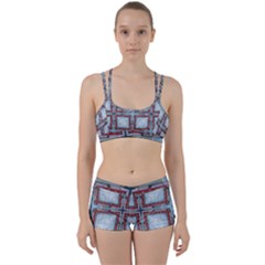 Pattern-cross-geometric-shape Perfect Fit Gym Set by Bedest