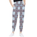 Pattern-cross-geometric-shape Women s Tapered Pants View1